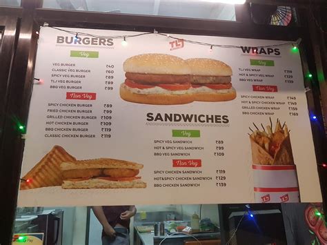 Menu at The Little Joint (TLJ), Mumbai