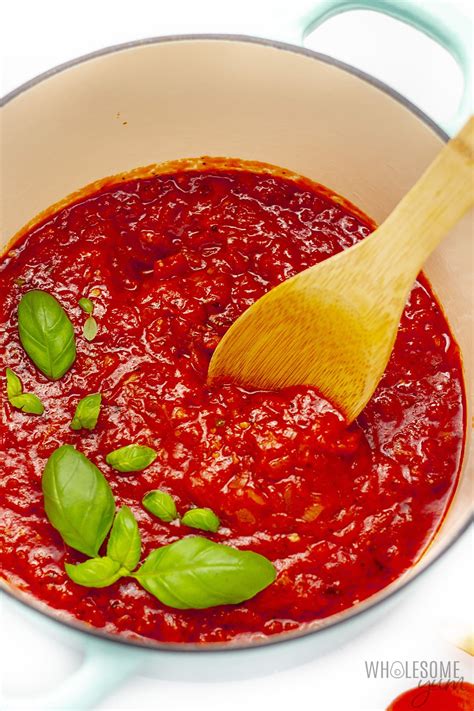 Low Carb Keto Spaghetti Sauce (Marinara Sauce) | Wholesome Yum
