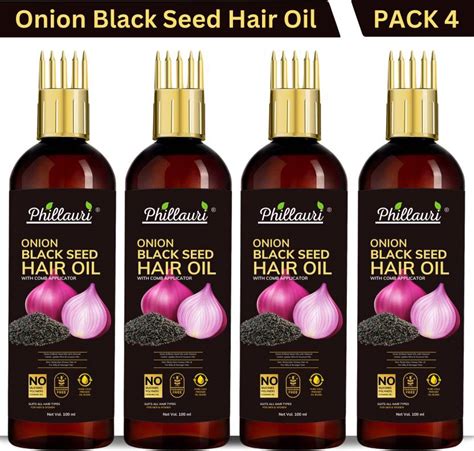 Phillauri Onion Oil for Hair Regrowth Aryuvedic Hair Oil 100ml (Pack of ...