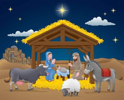 El nacimiento del niño Jesús, un bonito cuento de Navidad para ...