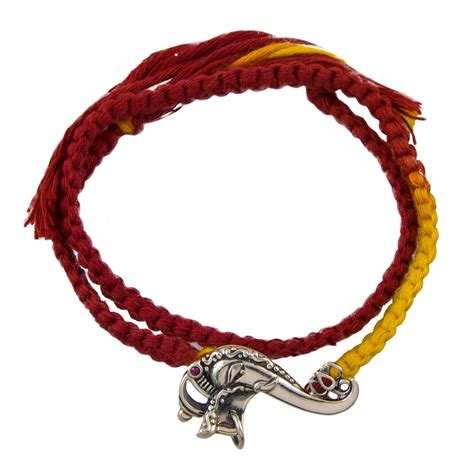 FOURSEVEN Jewellery 925 Sterling Silver Ganapati Brooch with Wrap ...