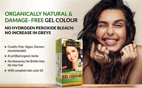 INDUS VALLEY Damage Free Natural Gel Hair Colour for Women | Ammonia ...