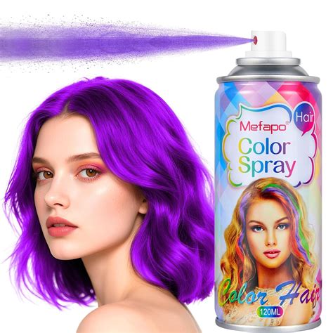 Amazon.com : Purple Hair Spray Temporary Hair Color Spray for Kids ...