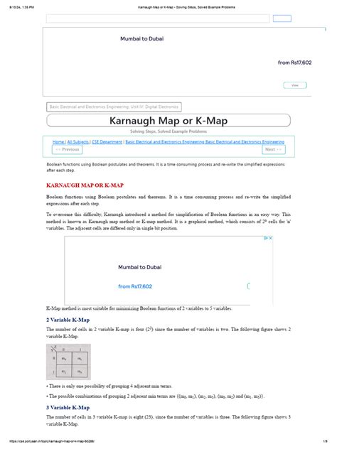 Karnaugh Map Problem 的图像结果