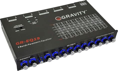 Buy Gravity EQ19 1/2 Din 9 Equalization Bands Band Car Audio Equalizer ...