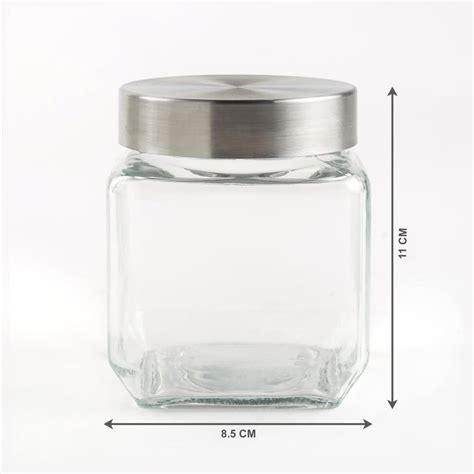 Buy Pacific Blithe Glass Canister - 500ml from Home Centre at just INR ...