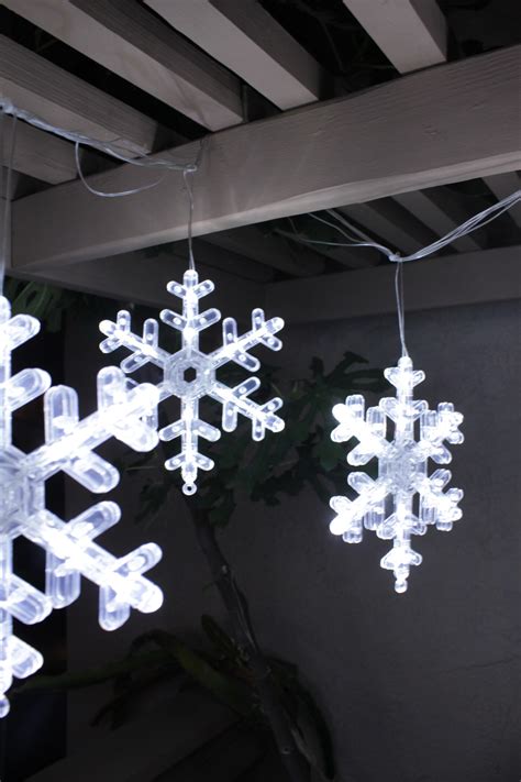 Image result for Snowflake String Lights Plug In