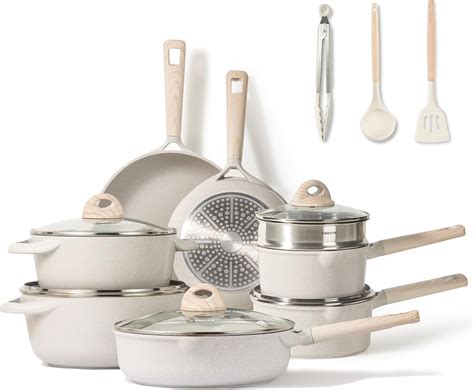 Amazon.com: Caannasweis Pots and Pans Set, Nonstick Kitchen Cookware ...
