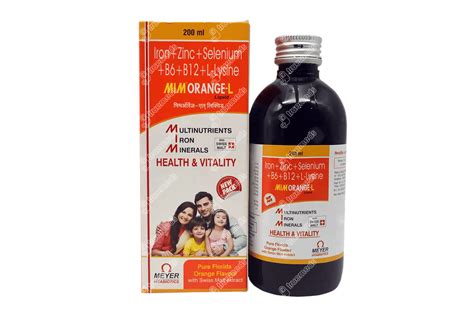 MIM ORANGE L SYRUP 200 ML - Uses, Side Effects, Dosage, Price | Truemeds
