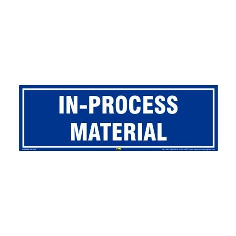 Mr. Safe - In-Process Material Sign Hard Plastic Lamination 12 Inch X 4 ...