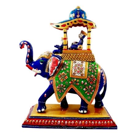 White Metal & Sheet Metal Handicrafts | Metal Meenakari Items