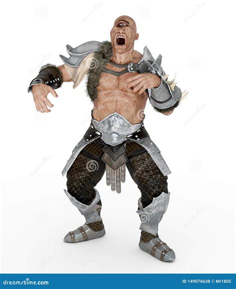 Cyclops Polyphemus Against a White Background Stock Illustration ...