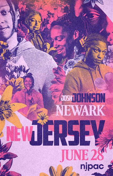 SIGNED - Newark Prudential Hall at NJPAC (City) Flowers Tour Poster ...