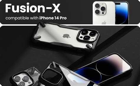 Ringke Fusion-X Compatible For iPhone 14 Pro Case Cover Transparent ...