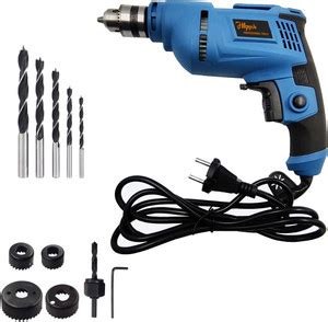 Hillgrove HGCM1092M3 700W Power Drill Machine with 5 Pcs Wood Bits and ...