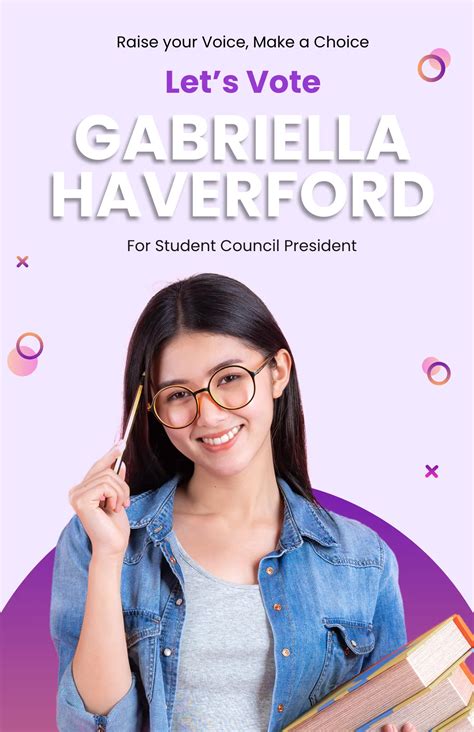 Free Class Officers Election Poster Template to Edit Online