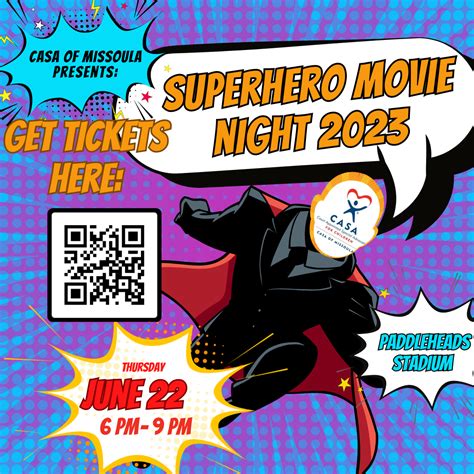 Superhero Movie Night 2023 - CASA Missoula MT - Court Appointed Special ...