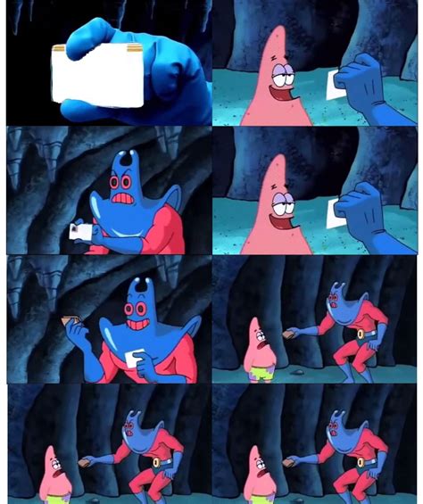 Patrick Not My Wallet (Blank ID) Blank Template - Imgflip