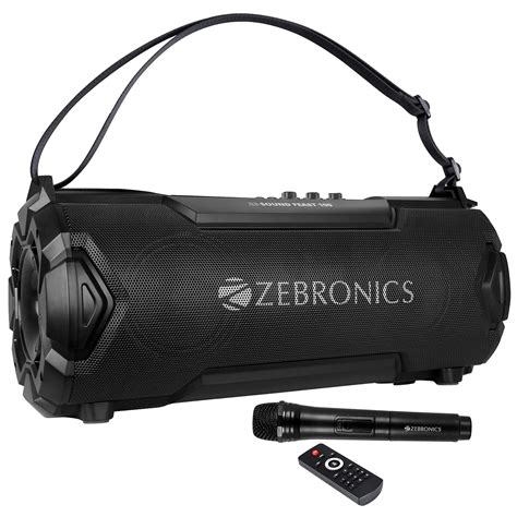 ZEBRONICS Zeb-Sound Feast 100 Wireless Bluetooth 26W Boombox Party ...