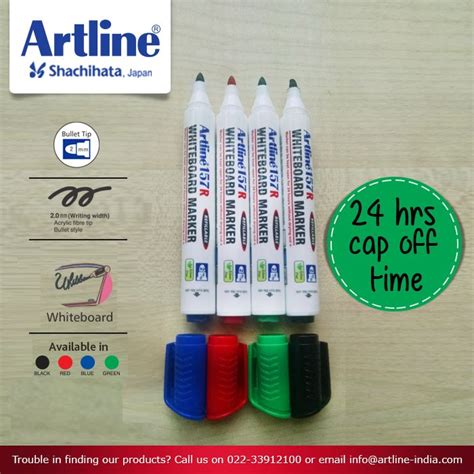 Artline 157R White Board Marker (Pack of 6 Brown and Black) Buy Online