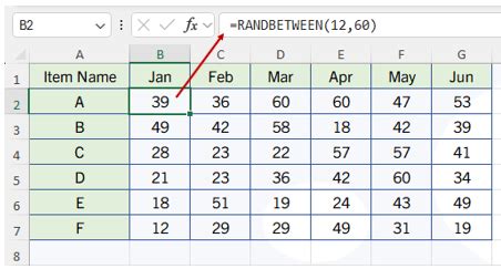 Image result for How to Use Randbetween Excel