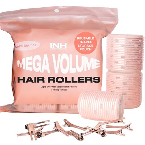 Amazon.com : INH Hair Rollers | Volumizing Rollers Set for 90s Blowout ...