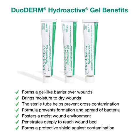 Snapklik.com : DuoDERM Hydroactive Sterile Gel, 30 Grams Tube For ...