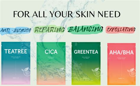 Buy BARULAB OILY SKIN Sheet Mask Combo - 4 sheet mask| Intense ...