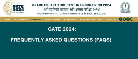 GATE 2024: FREQUENTLY ASKED QUESTIONS (FAQS) - InyaTrust Downloads