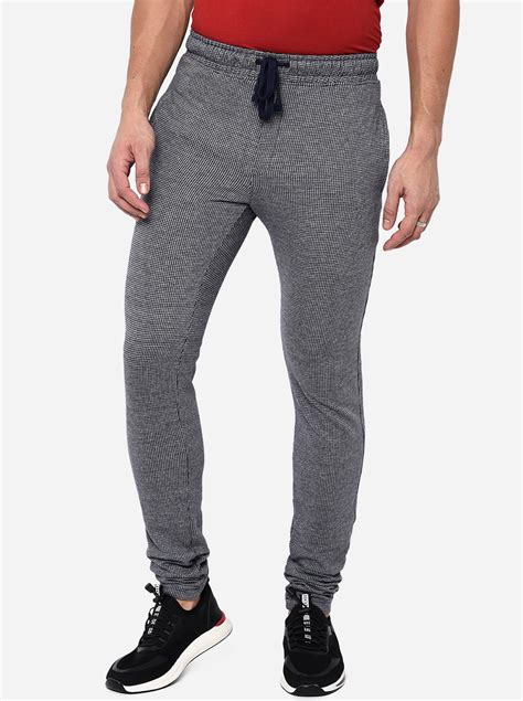 Light Grey Track Pant for Men - Solid & 100% Cotton Regular Fit | JadeBlue