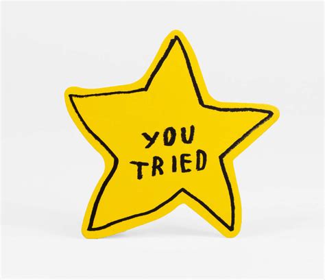 You Tried Star Enamel Star Badges Gold Star Pins Creative Funny Gifts