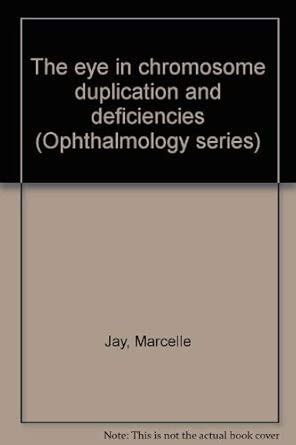 The eye in chromosome duplications and deficiencies (Ophthalmology ...
