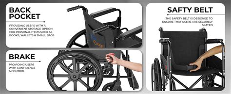 Easycare Foldable Wheelchair for Old People and Patient, Suitable for ...