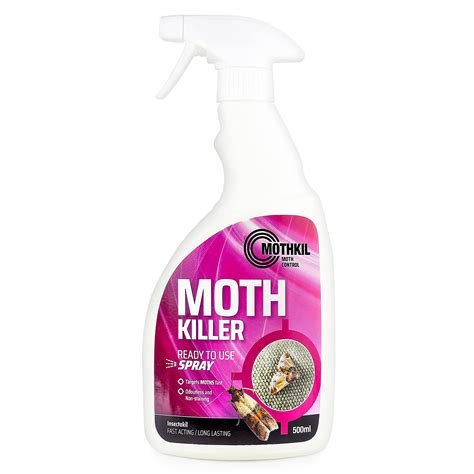 Buy MothKil Moth Killer Spray - Fast Acting Moth Repellent Killer Spray For Carpet, Wardrobe ...