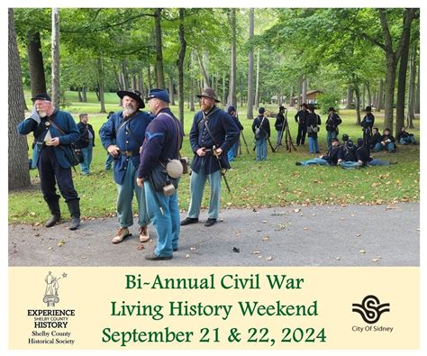 Bi-Annual Civil War Living History Weekend, Tawawa Park, Sidney, 21 ...