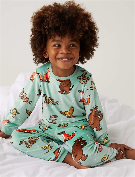 Buy The Gruffalo™ Velour Pyjamas (12 Mths - 7 Yrs) at Marks & Spencer
