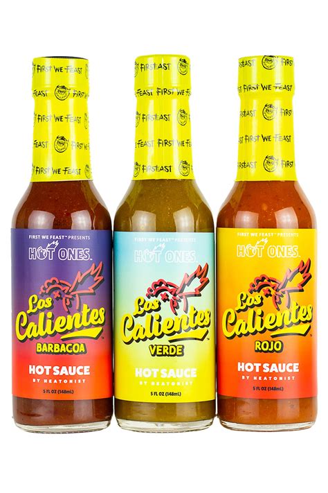 Los Calientes Trio Pack | Hot Ones Hot Sauce | HEATONIST