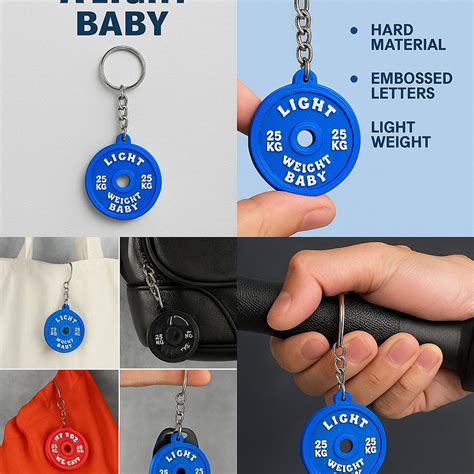 Light Weight Baby Gym Keychain | Novelty Boy