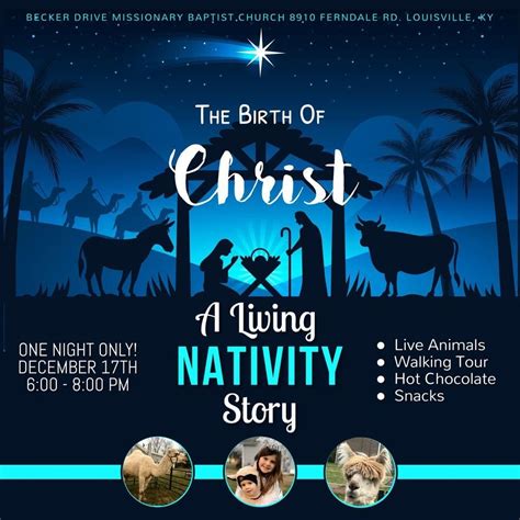 Live Nativity @ Becker Drive (One Night Only), 8910 Ferndale Rd ...