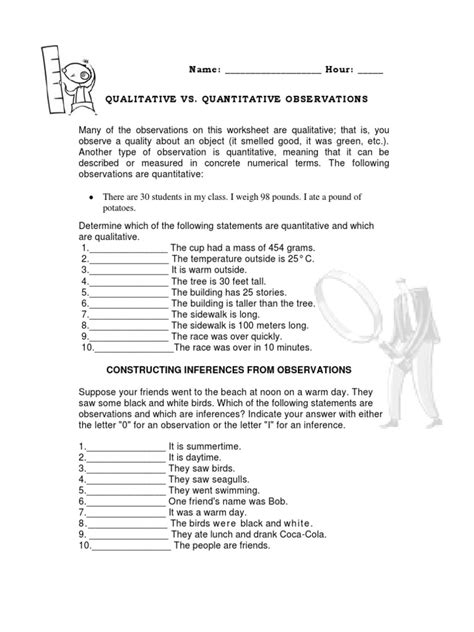 Image result for Quantitative Data Worksheet