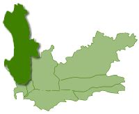 Map of West Coast - West Coast map, South Africa