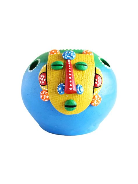 KraftNation 008TGB Tribal Card Holder and Pen Stand : Amazon.in: Office ...