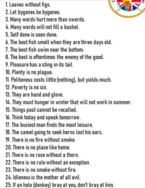 collection of 25 proverbs and quotations. * - Brainly.in