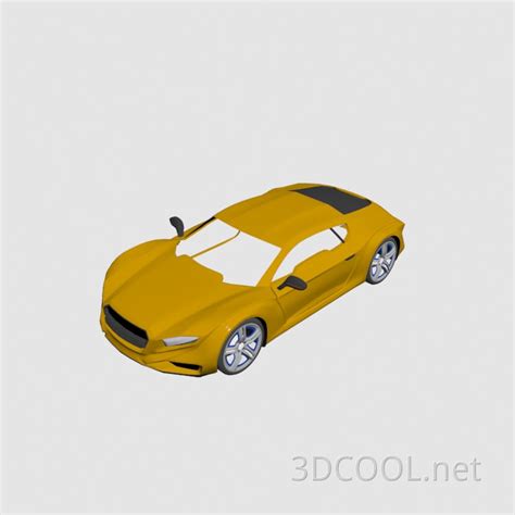 跑车 3D模型 免费下载 - 3DCOOL 3D酷站