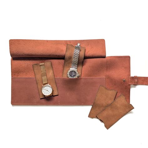 Leather Watch Rolls – The Black Canvas
