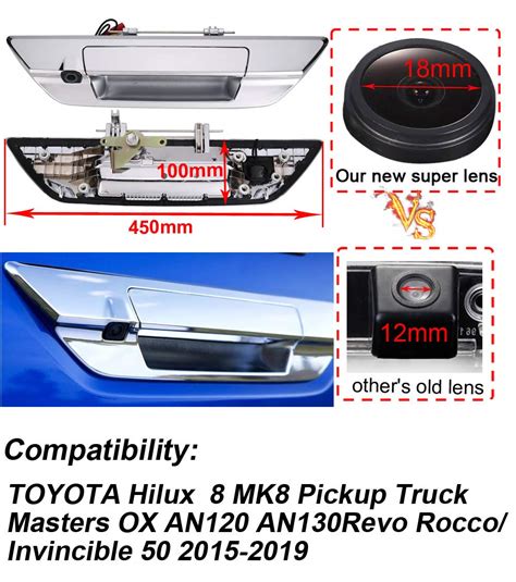 Buy LYNN HD IP68 1280pixels Car Tail Trunk Handle Rear Color Parking ...