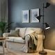 HEKTAR floor lamp with 3-spot, dark grey - IKEA