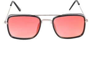 Buy Majestic Rectangular Sunglasses Red For Men & Women Online @ Best ...
