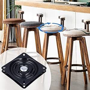 7in Chair Turntable Base Square Rotating Swivel Plate 180 Degree ...