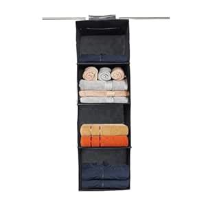 Kuber Industries Shoe Stoarge Rack | 4 Shelf Closet Hanging Organizer ...